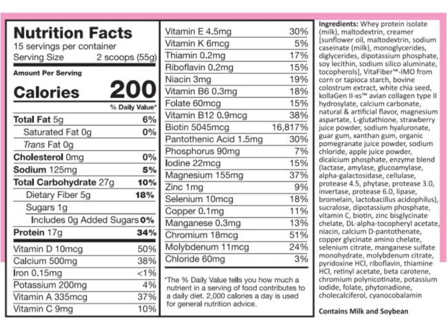 SUREMEAL™ BEAUTY, COLLAGEN & HA